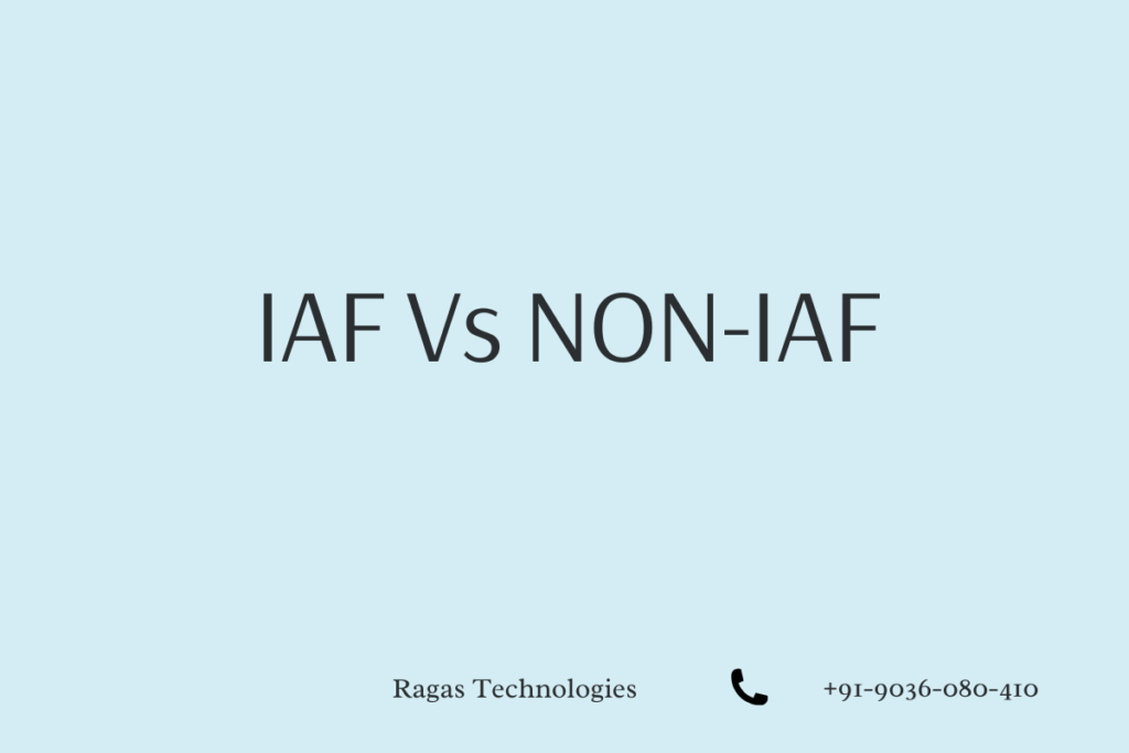 Comparison between IAF and Non-IAF ISO Certification by Ragas Technologies