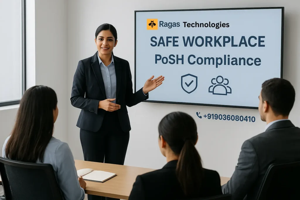 Ragas Technologies PoSH Services with External Member Support and Bee Logo